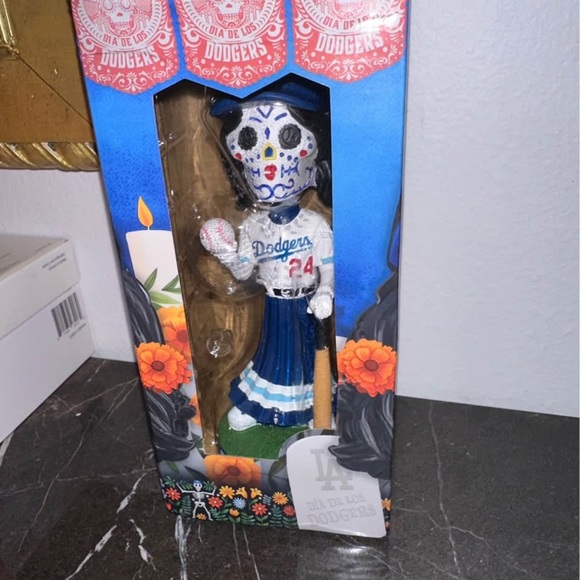 Los Angeles Dodgers Day of the Dead Figurine